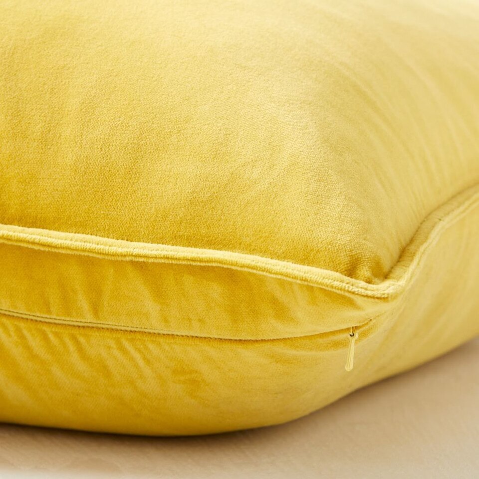 Washed Cotton Velvet Cushion Covers West Elm Australia